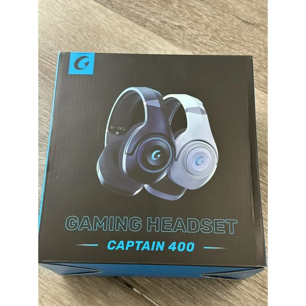 KAPEYDESI Wireless Gaming Headset 2.4GHz Wireless and Bluetooth 5.2 captain 400